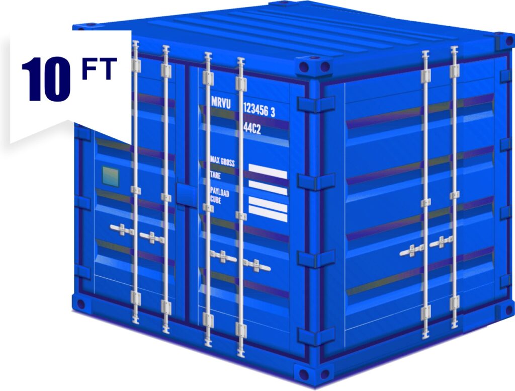 container sizes 10ftb